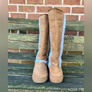VGUC Womens Faux Suede Winter Boots